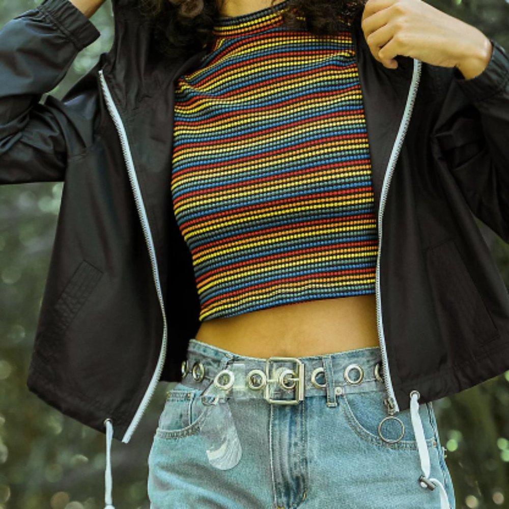 Crop Windbreaker Jacket - Picture 5 of 5